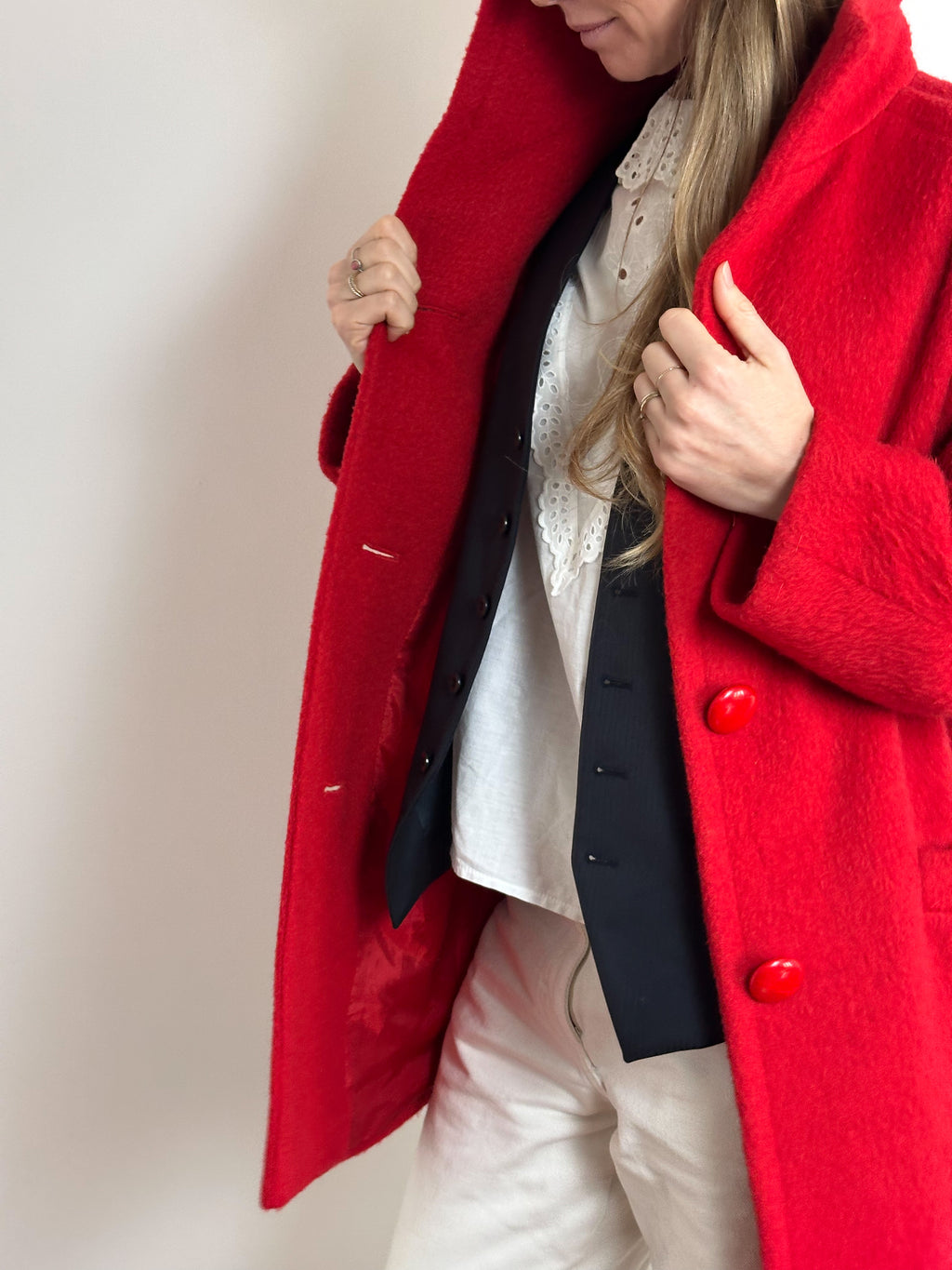 Red Wool Coat