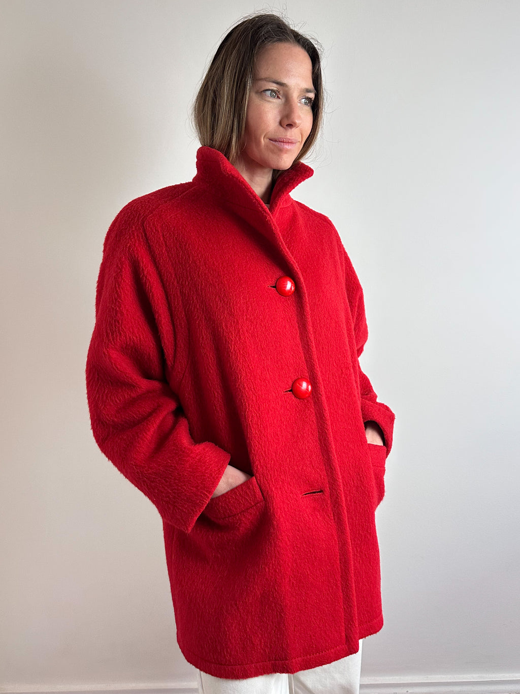 Red Wool Coat