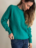 Forest Green Pure Virgin Wool Knitted Jumper
