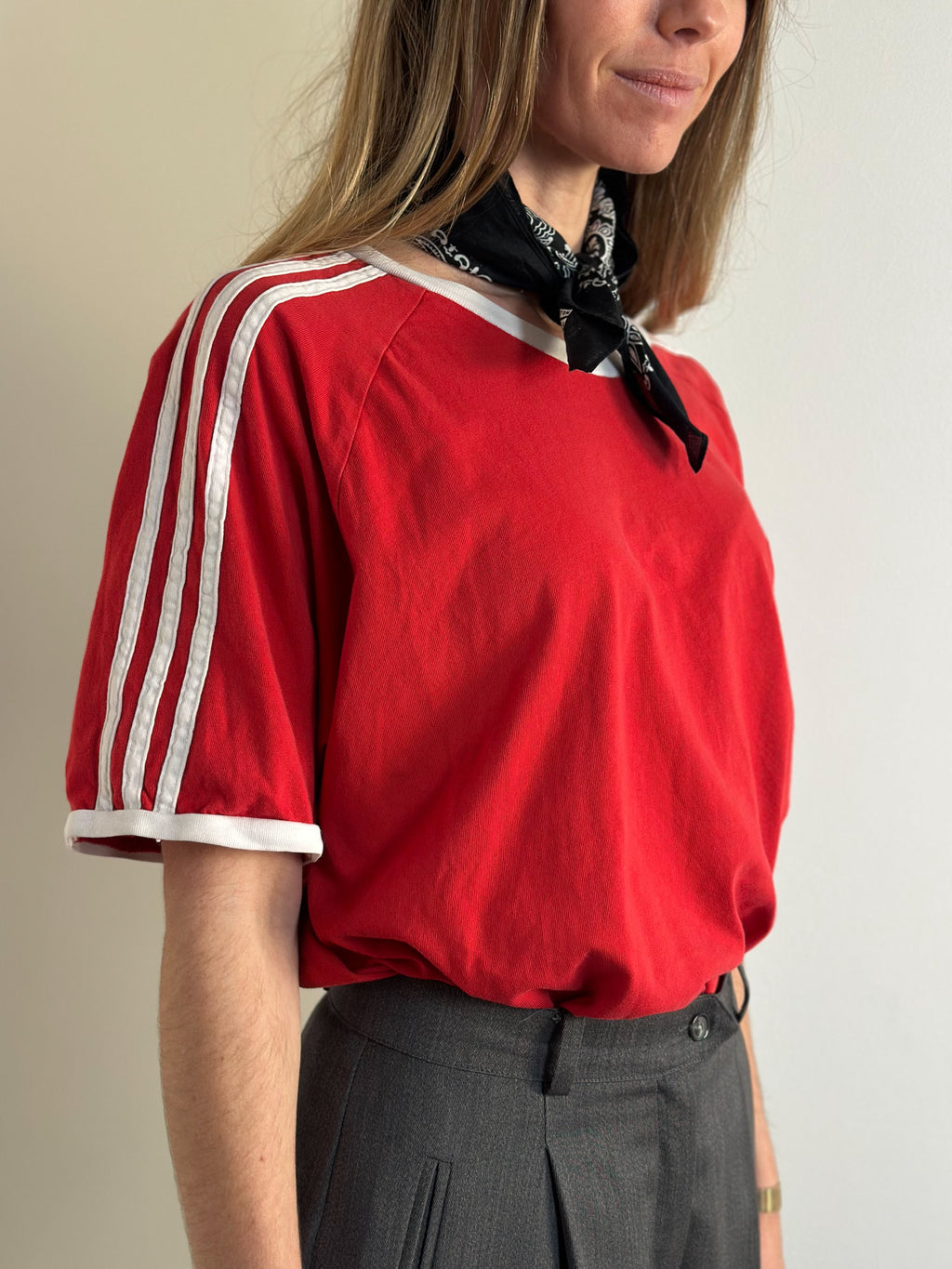 Vintage Adidas Originals Red T-shirt