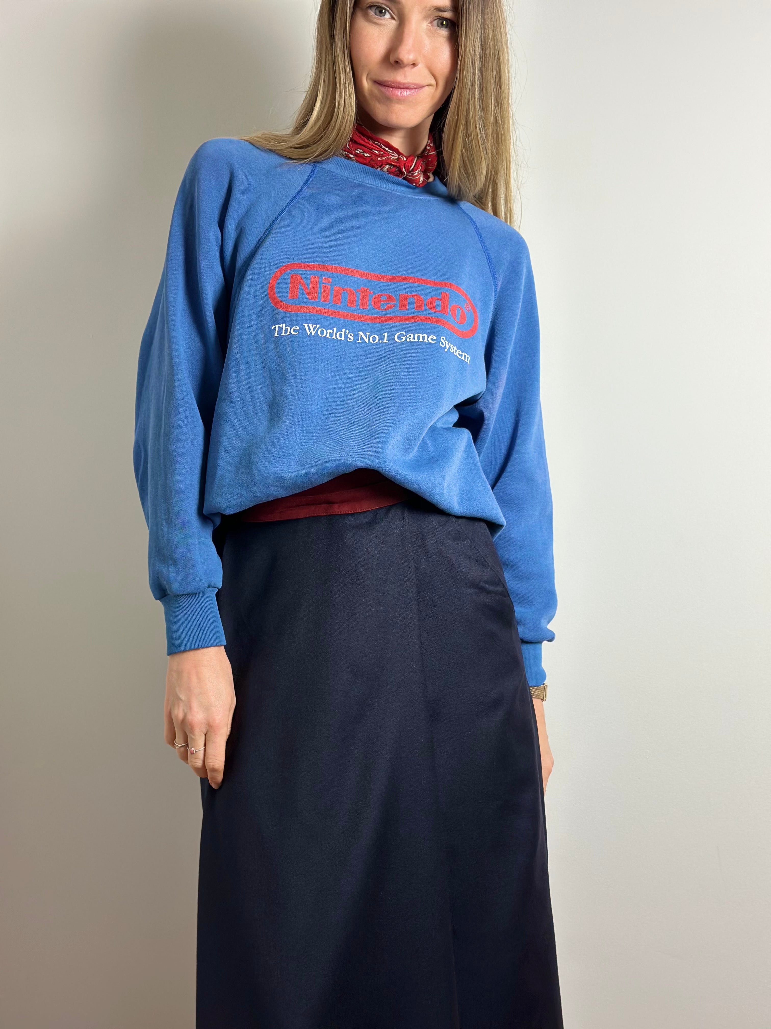 Rare 1980s "Nintendo World's No.1" Promotional Sweater