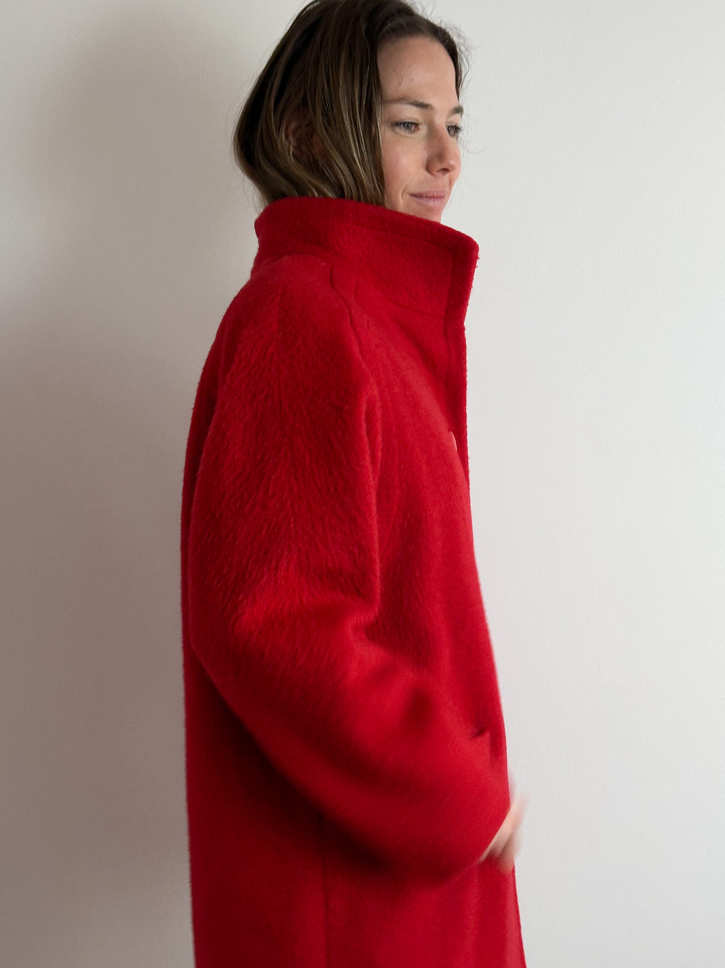 Red Wool Coat