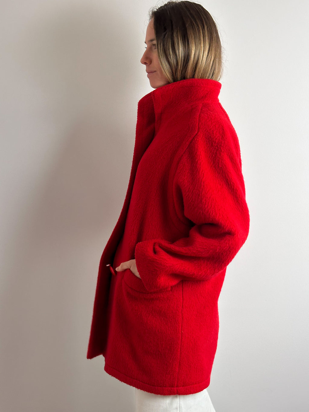 Red Wool Coat