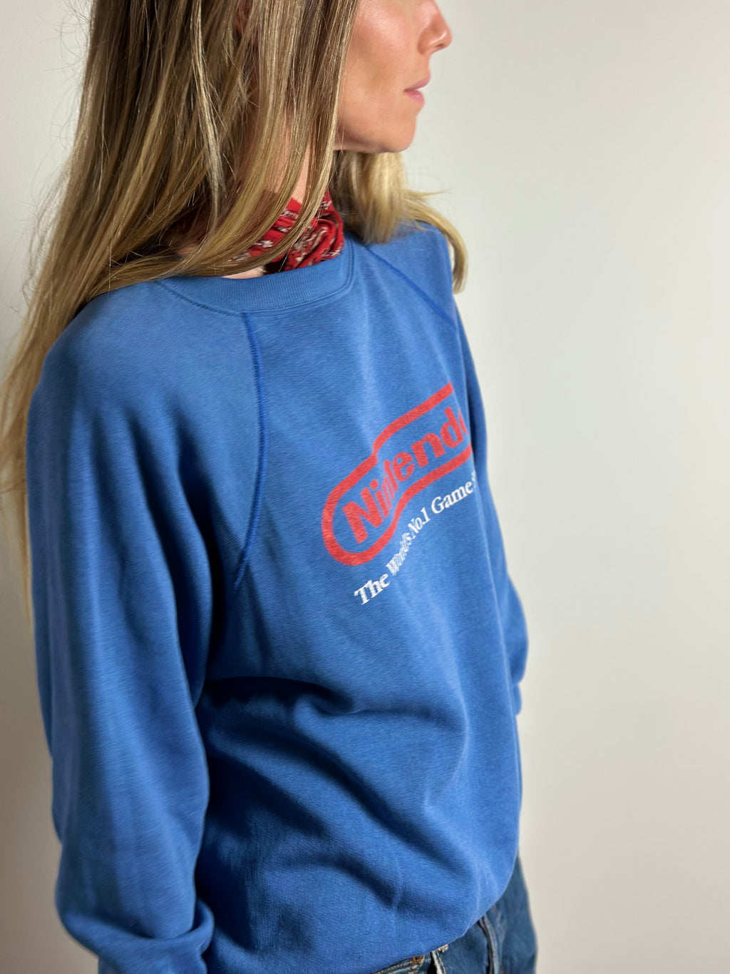 Rare 1980s "Nintendo World's No.1" Promotional Sweater