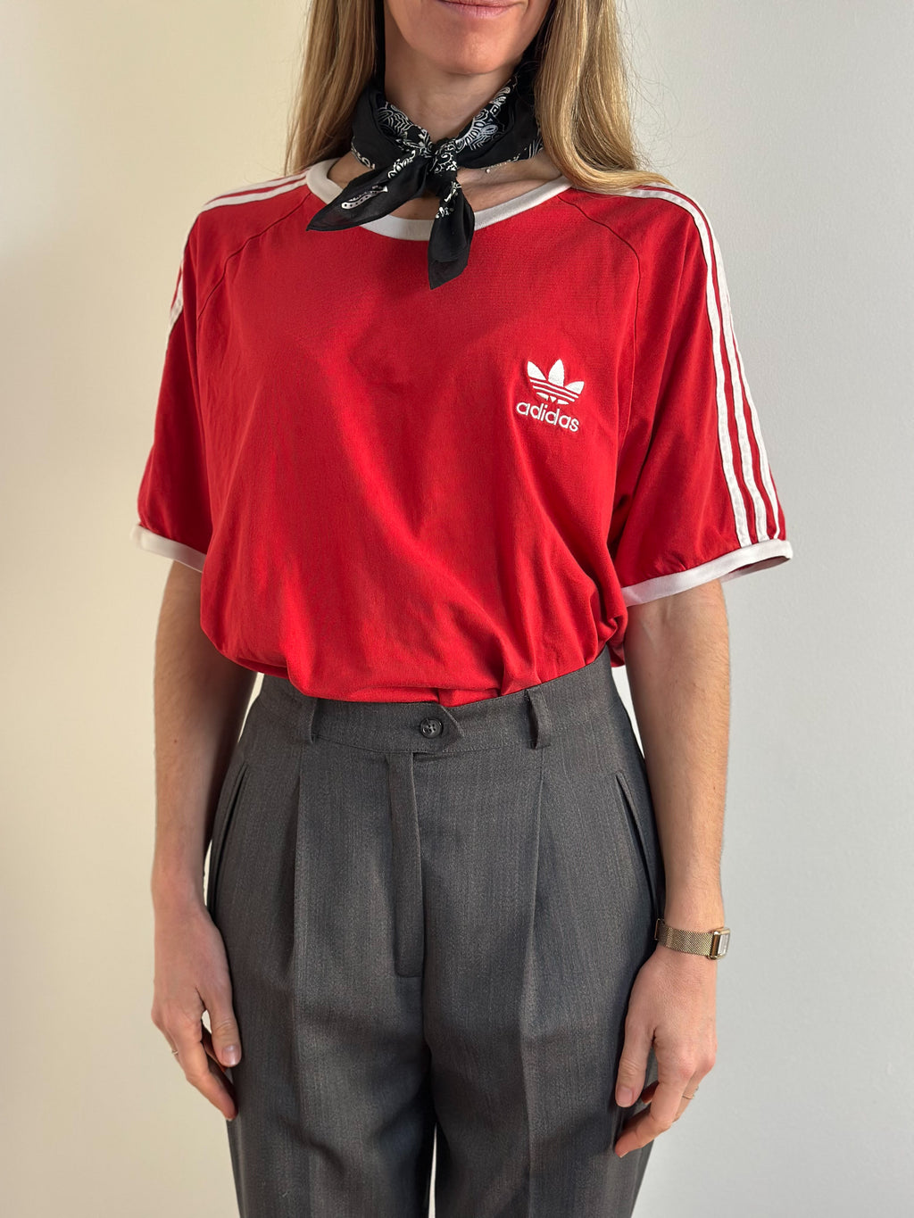 Vintage Adidas Originals Red T-shirt
