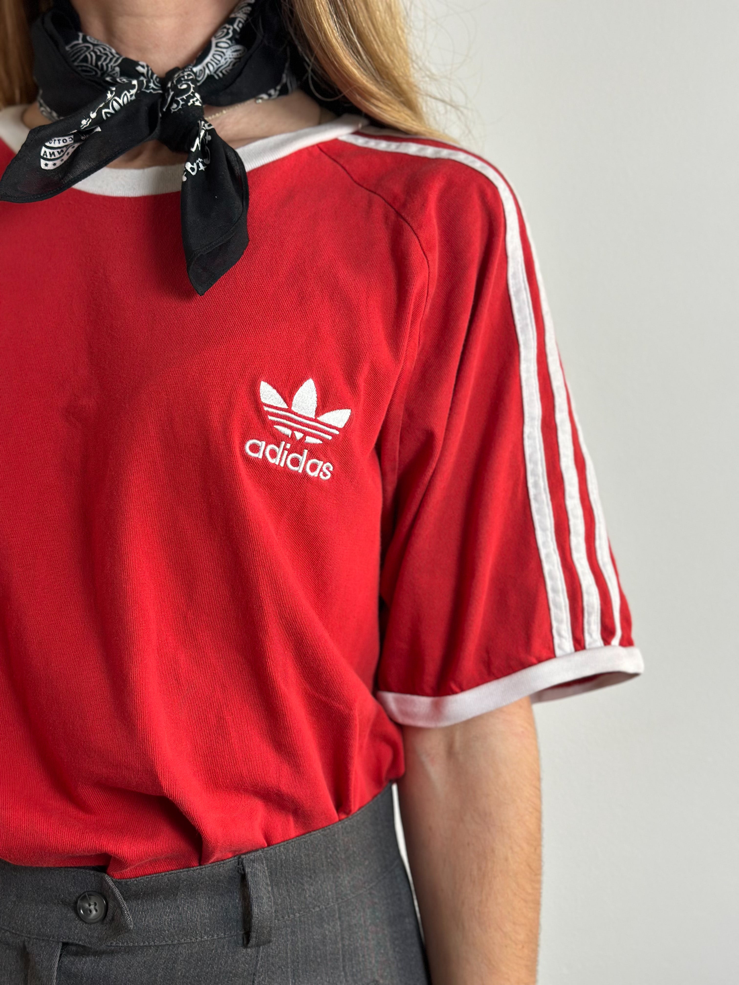 Vintage Adidas Originals Red T-shirt
