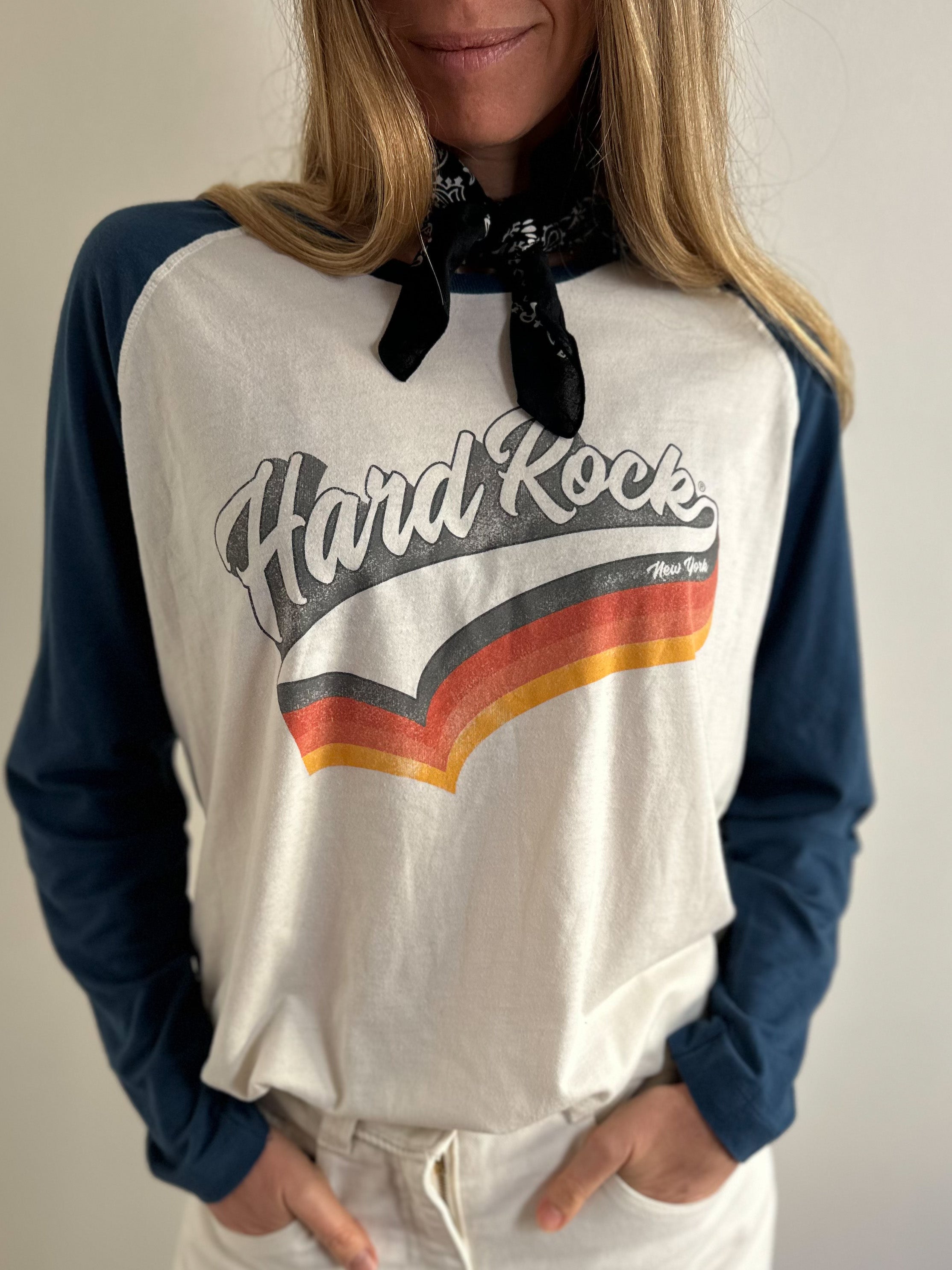 Vintage Hard Rock Cafe Long Sleeve Graphic Tee