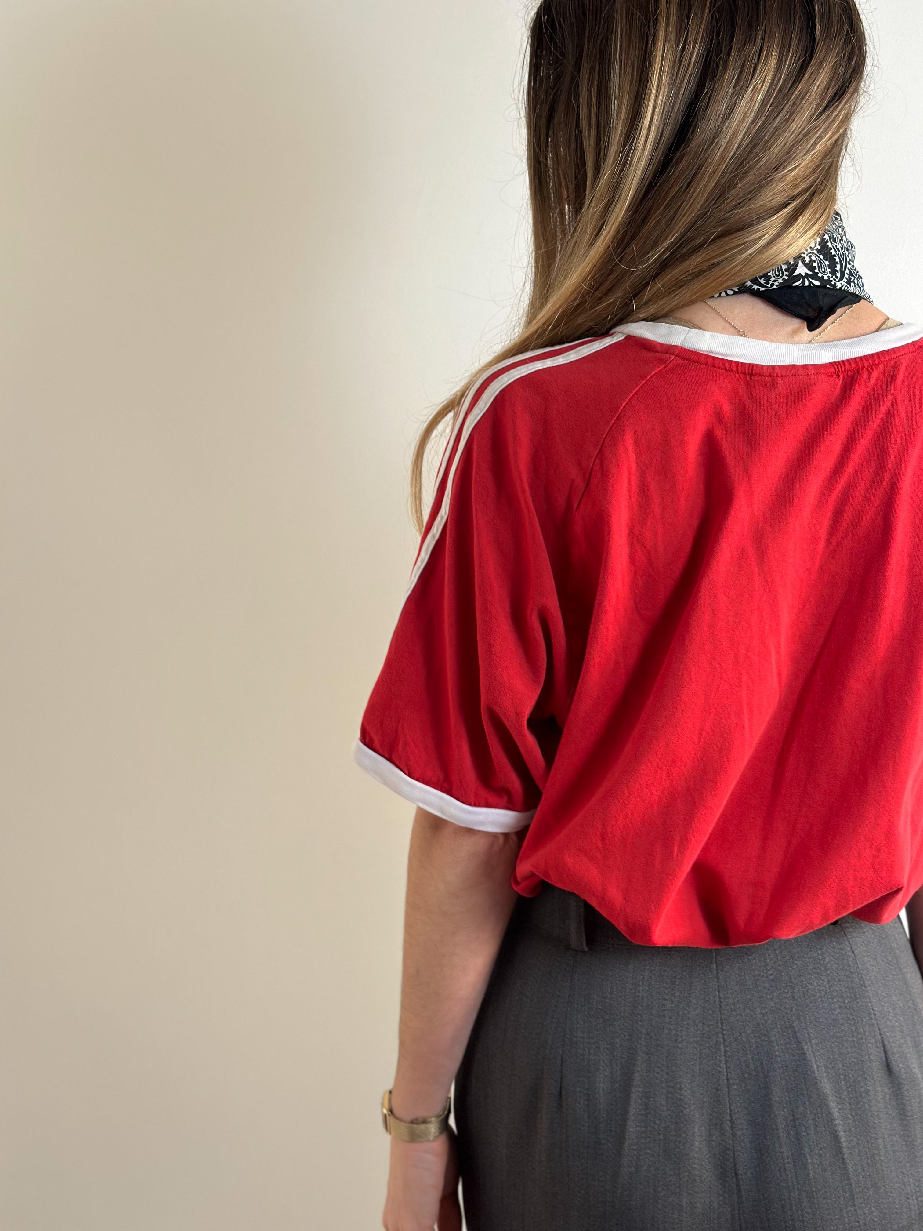 Vintage Adidas Originals Red T-shirt