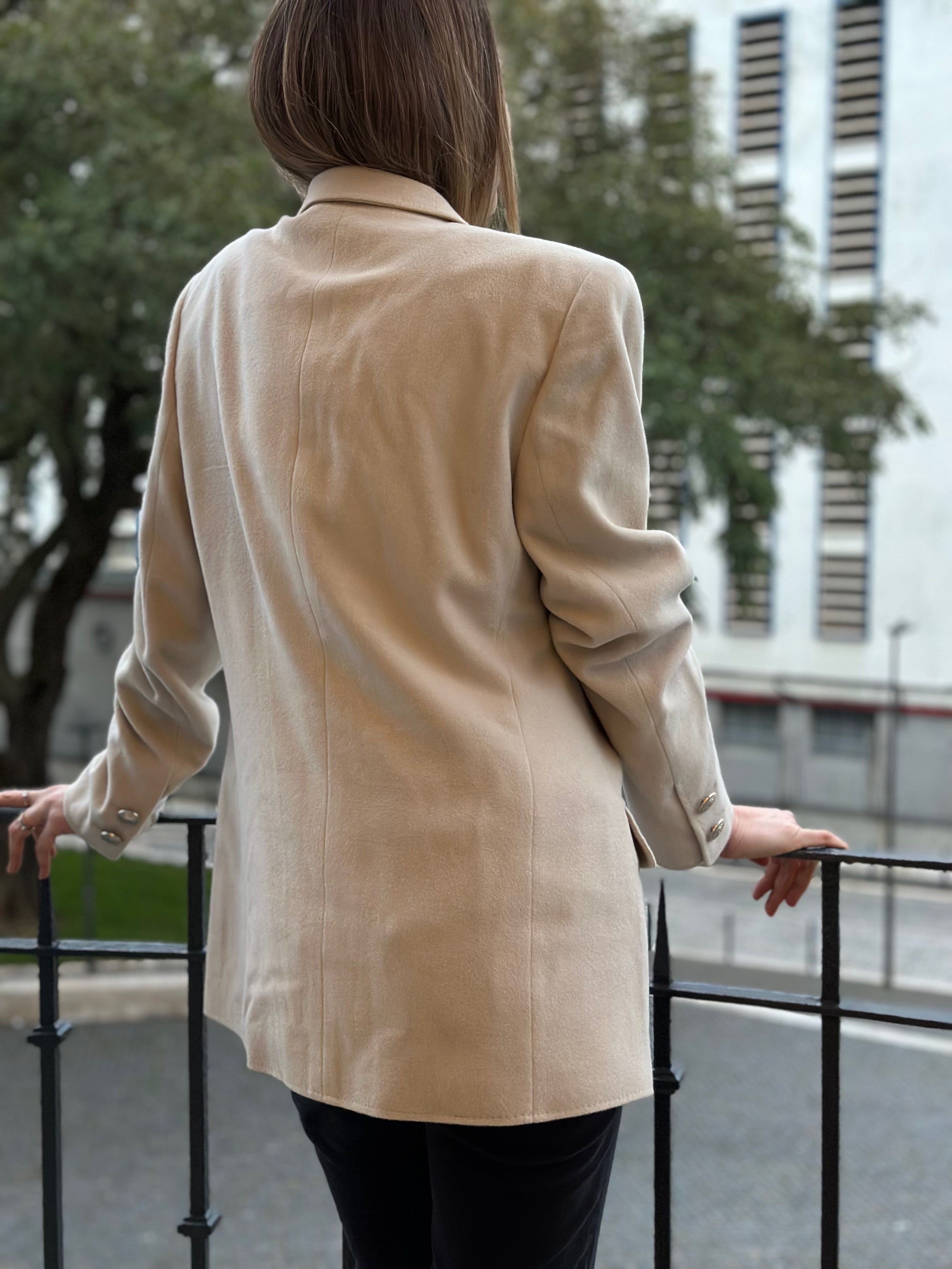 Wool Off-White Wool Blazer
