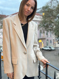 Wool Off-White Wool Blazer