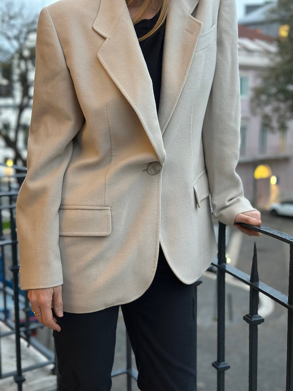 Wool Off-White Wool Blazer