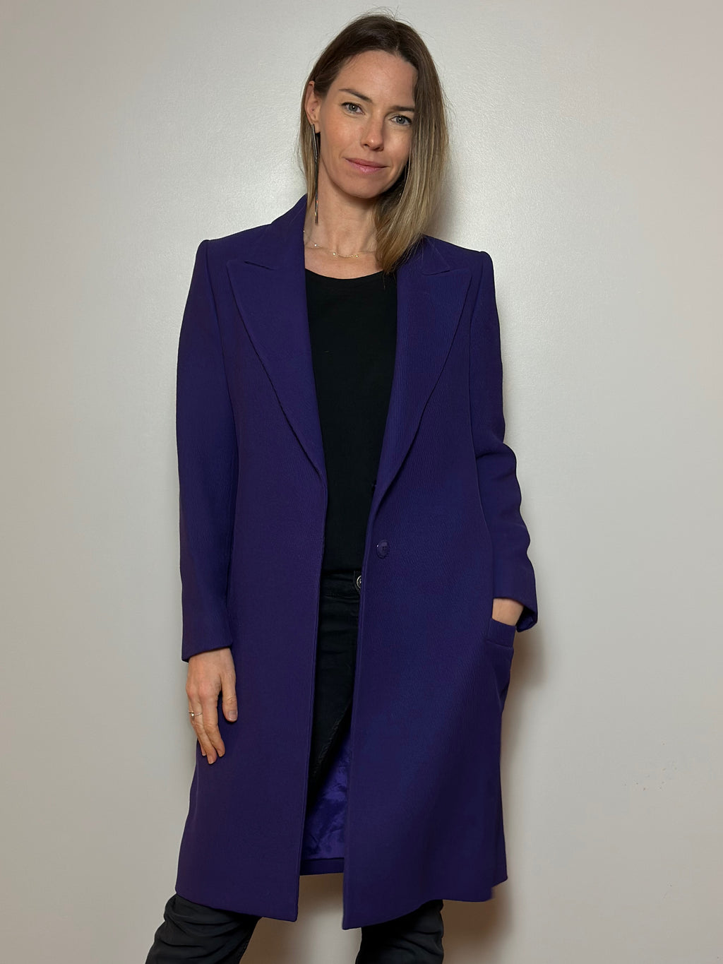 Gianni Versace Purple Coat