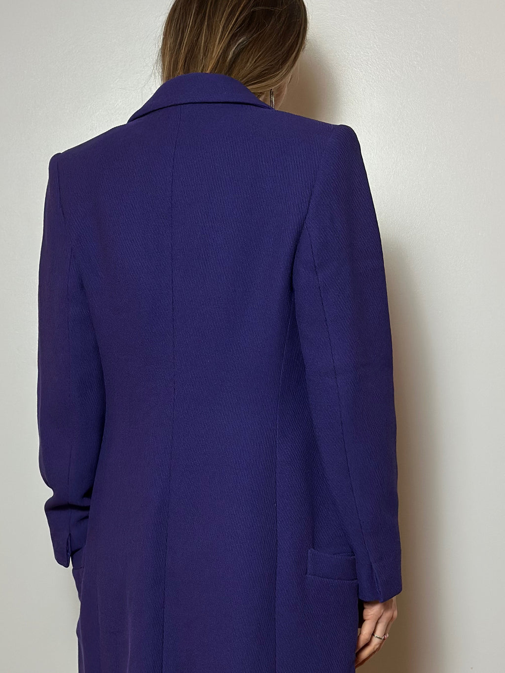 Gianni Versace Purple Coat