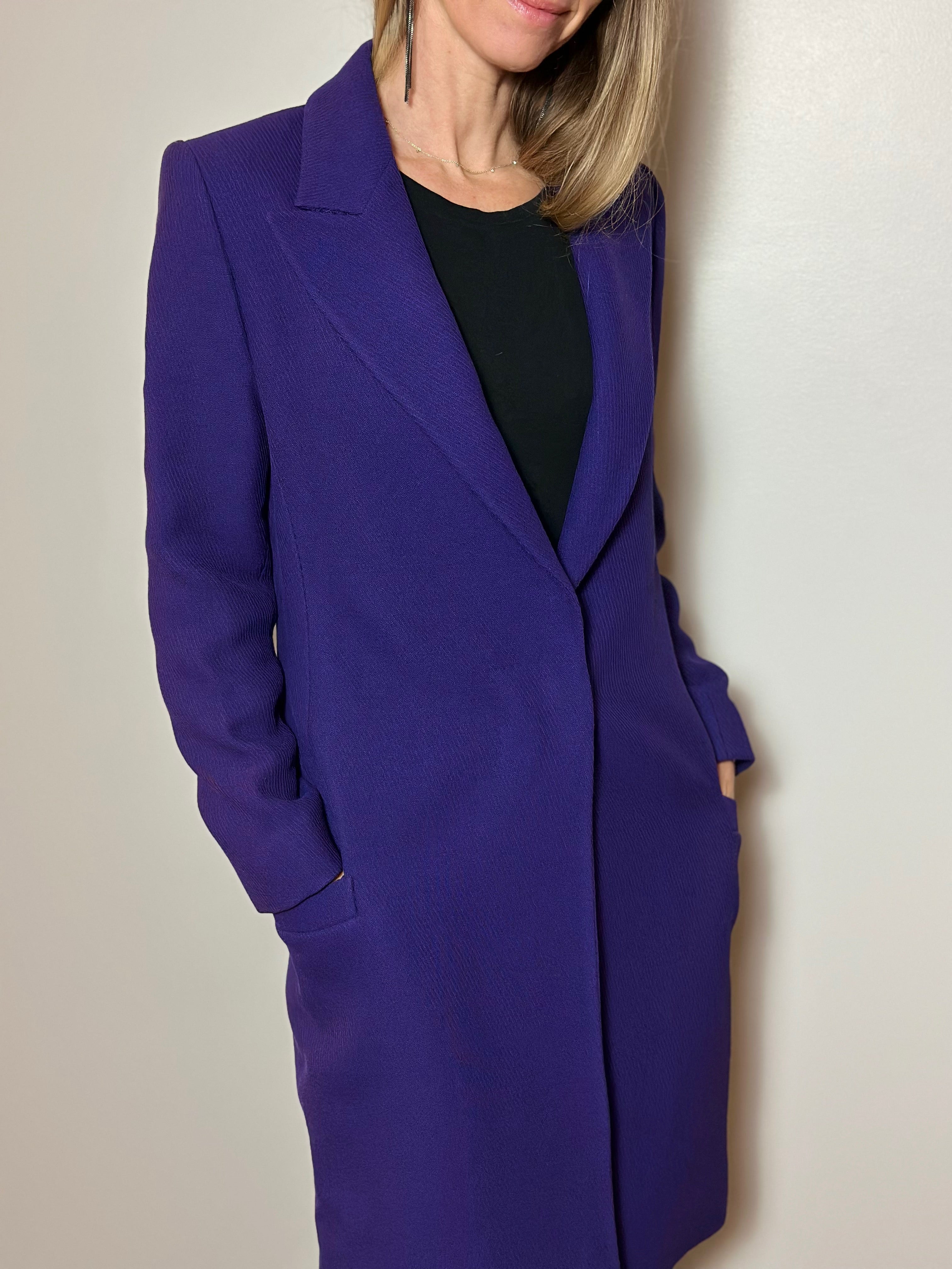 Gianni Versace Purple Coat