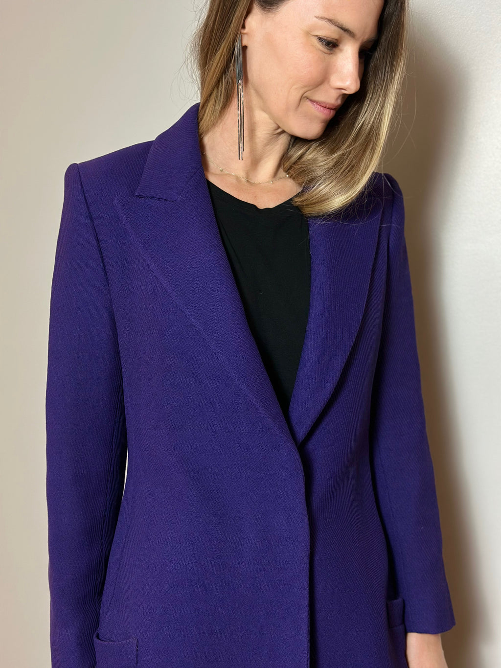 Gianni Versace Purple Coat