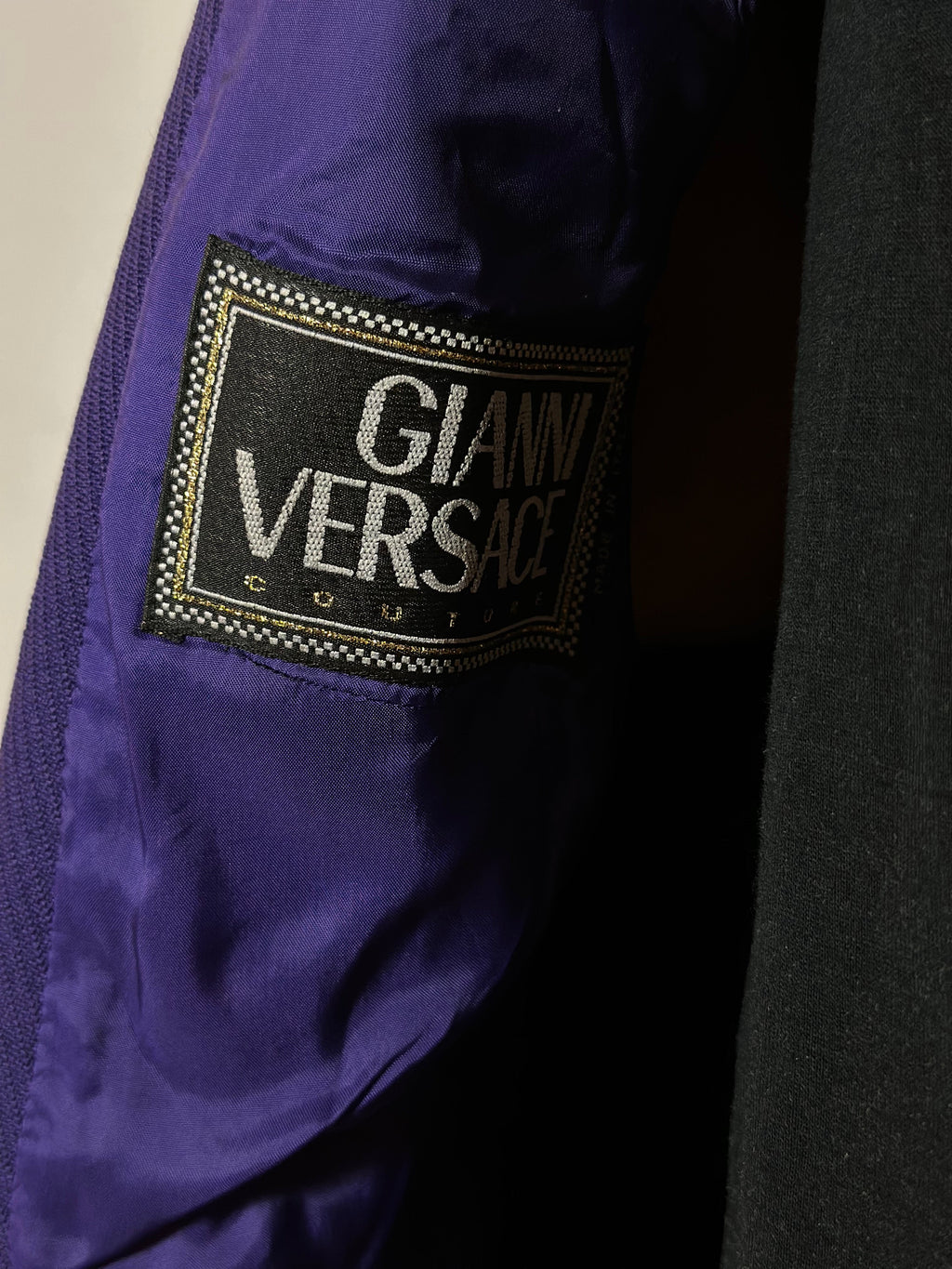 Gianni Versace Purple Coat
