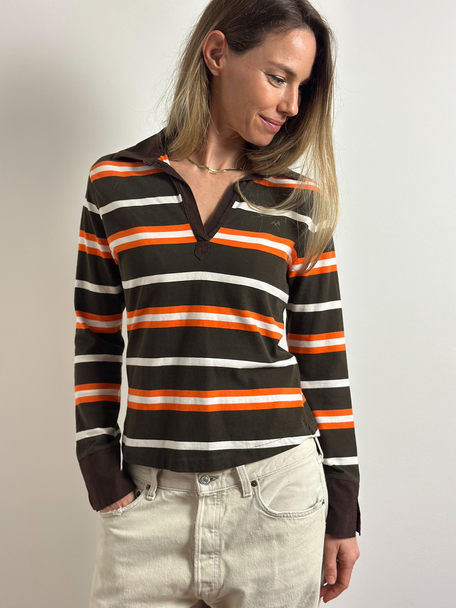 Burberry Striped Polo