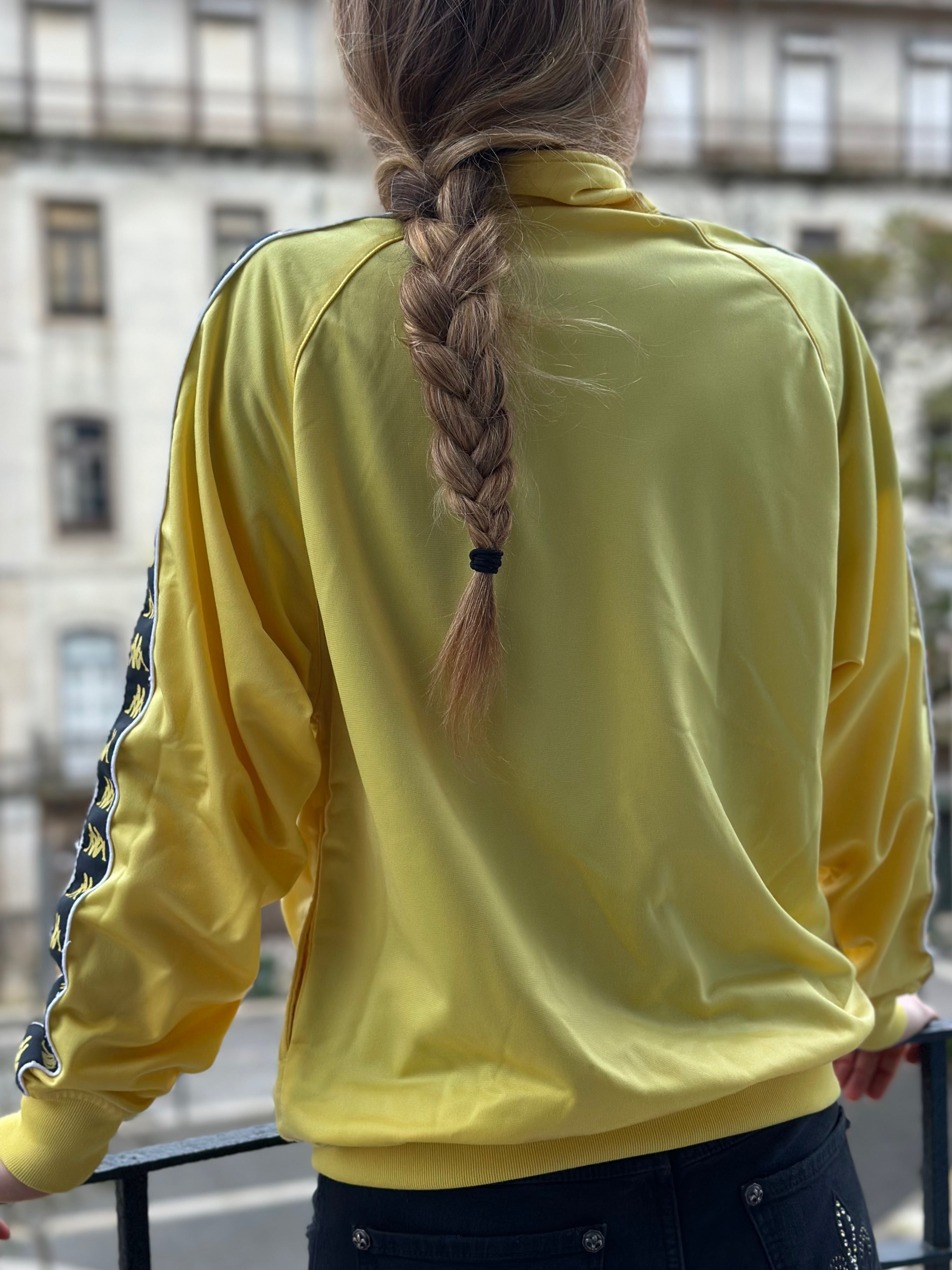 Kappa Vintage Yellow Track Jacket