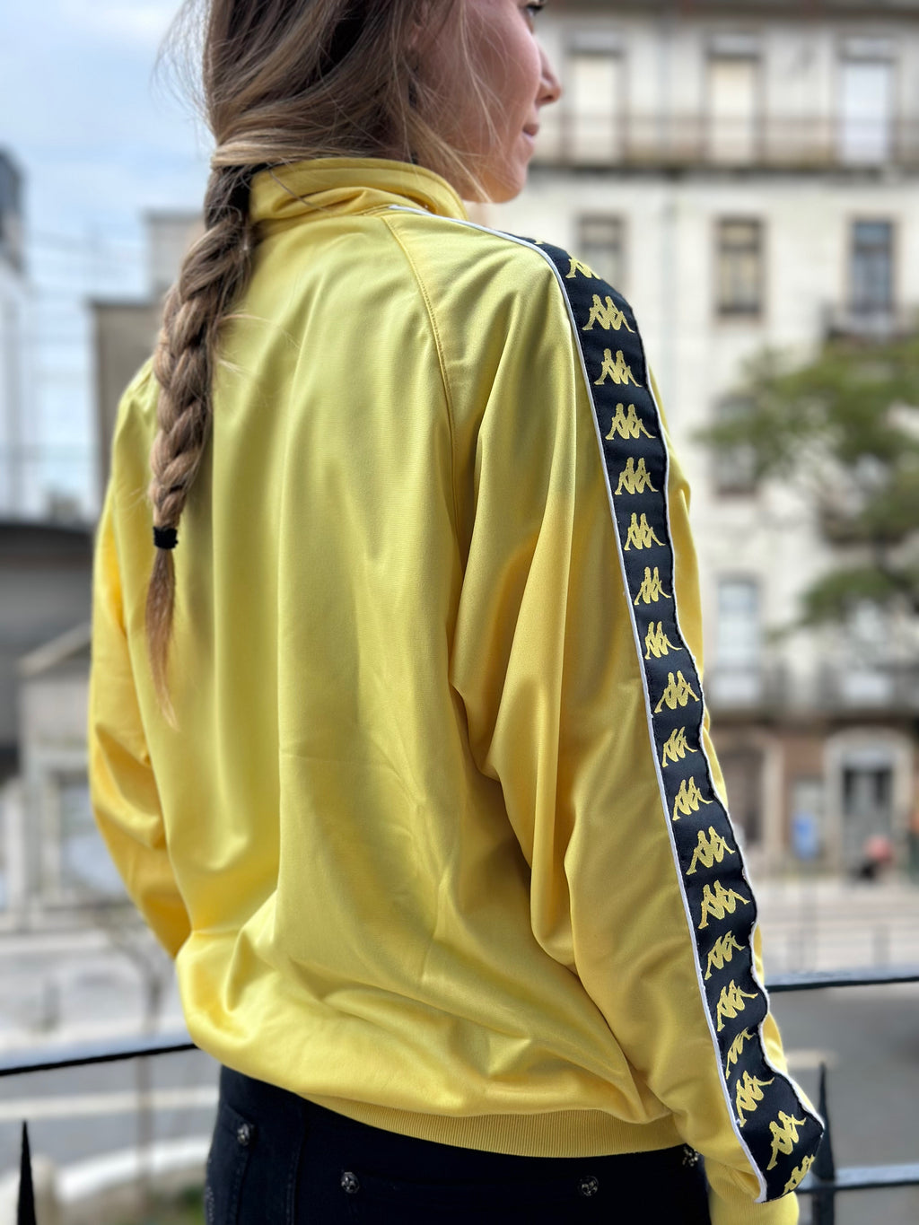 Kappa Vintage Yellow Track Jacket