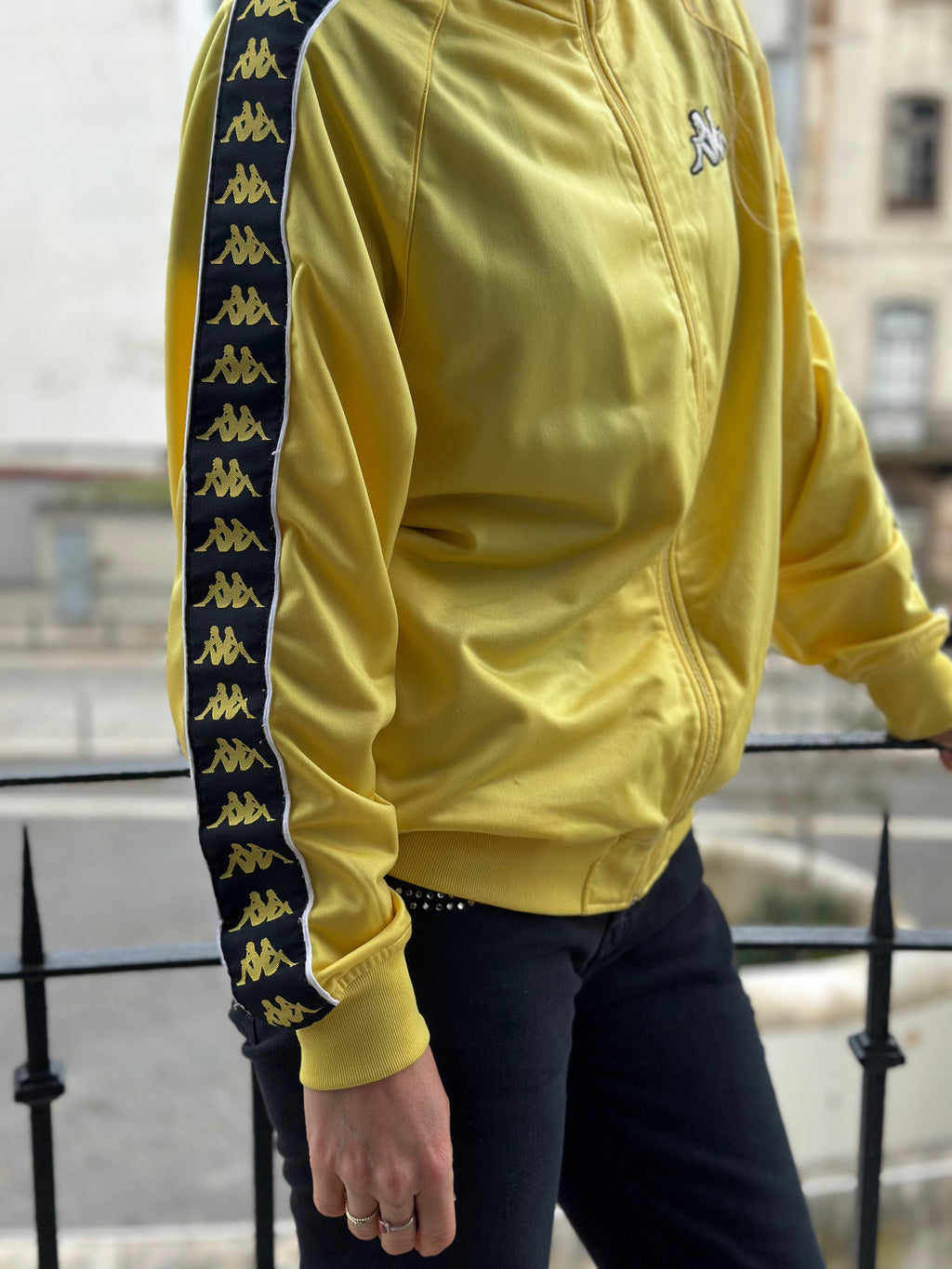 Kappa Vintage Yellow Track Jacket