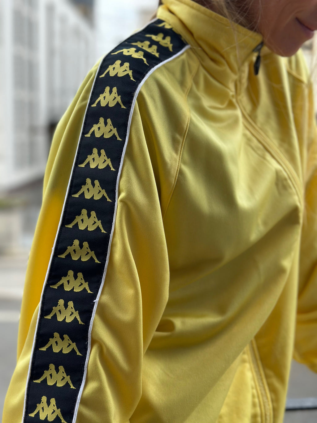 Kappa Vintage Yellow Track Jacket