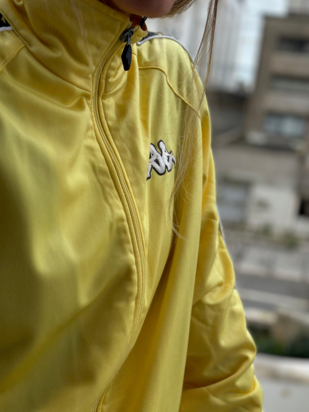 Kappa Vintage Yellow Track Jacket
