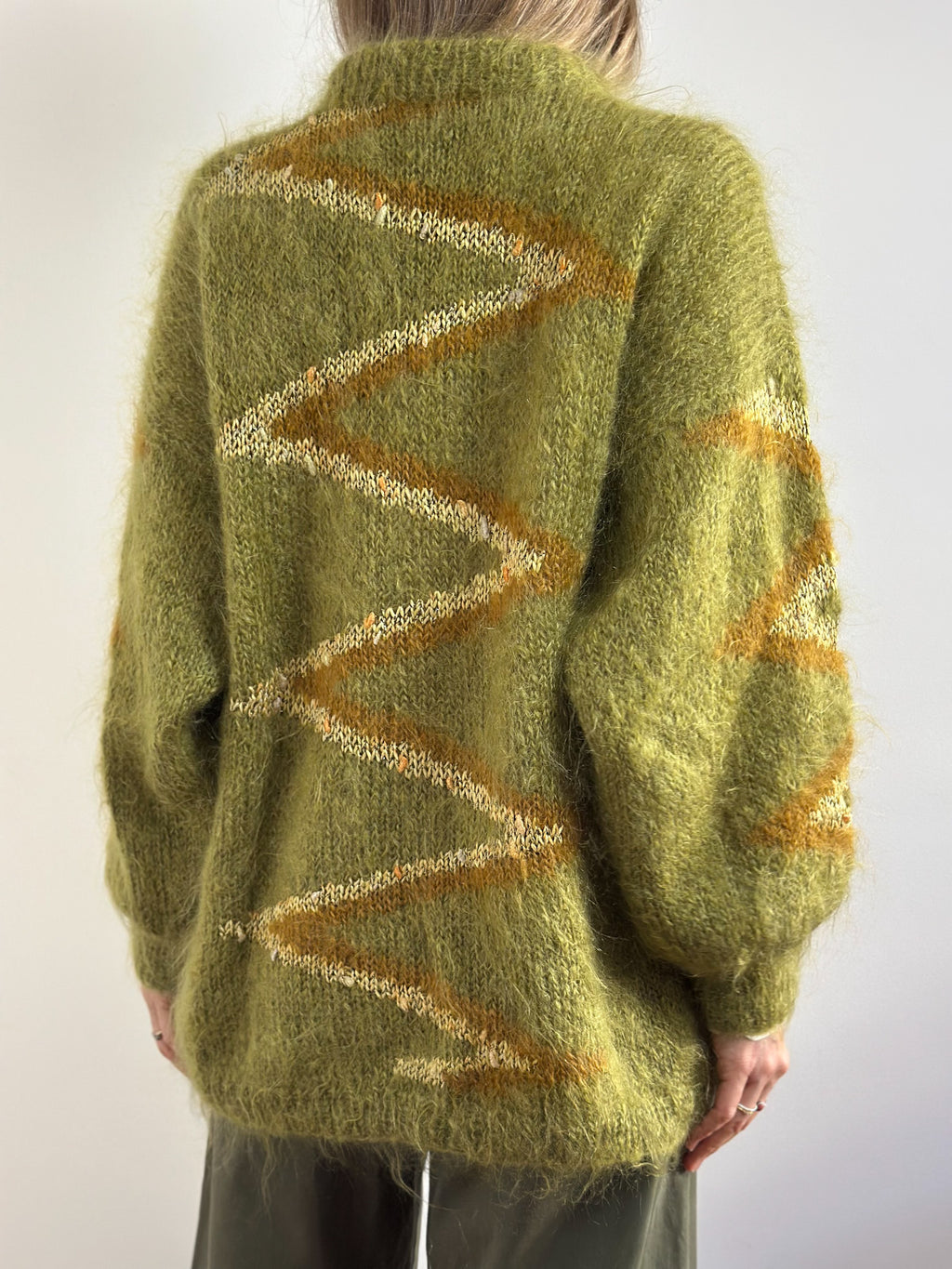 Hand-Embroidered Bobble Knit Cardigan