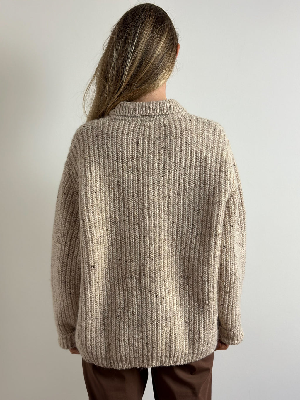 Wool Oversized Cardigan