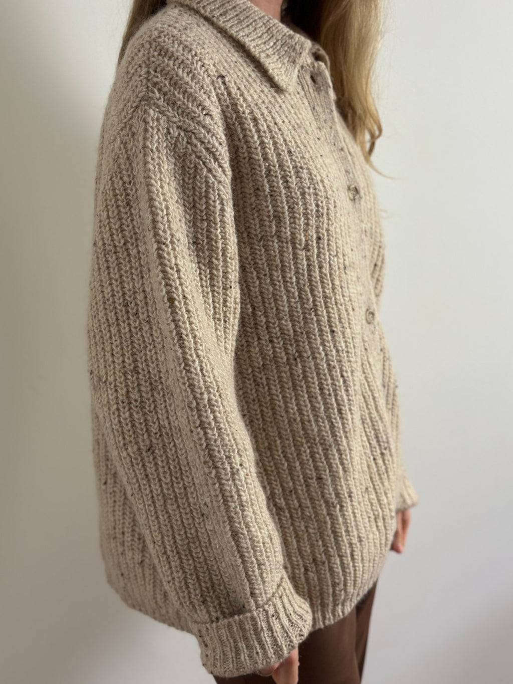 Wool Oversized Cardigan